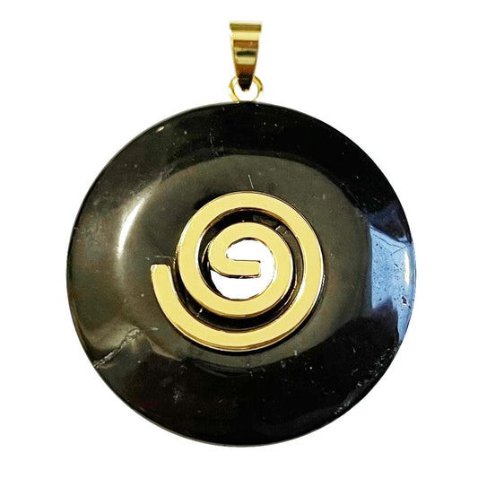 Ciondolo in shungite – Pi cinese 40 mm