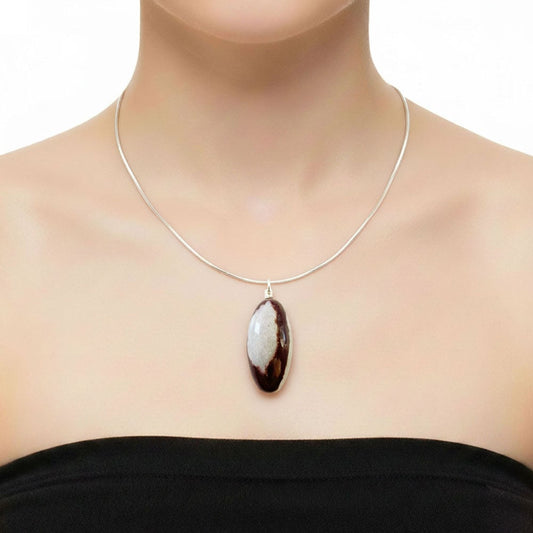 Ciondolo in shiva lingam – Pietra burattata