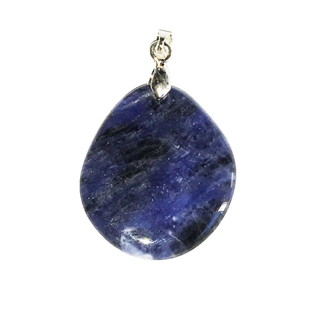 Pendente in Sodalite – Pietra Piatta
