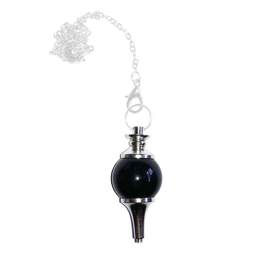 Pendolo in agata nera – Sfera