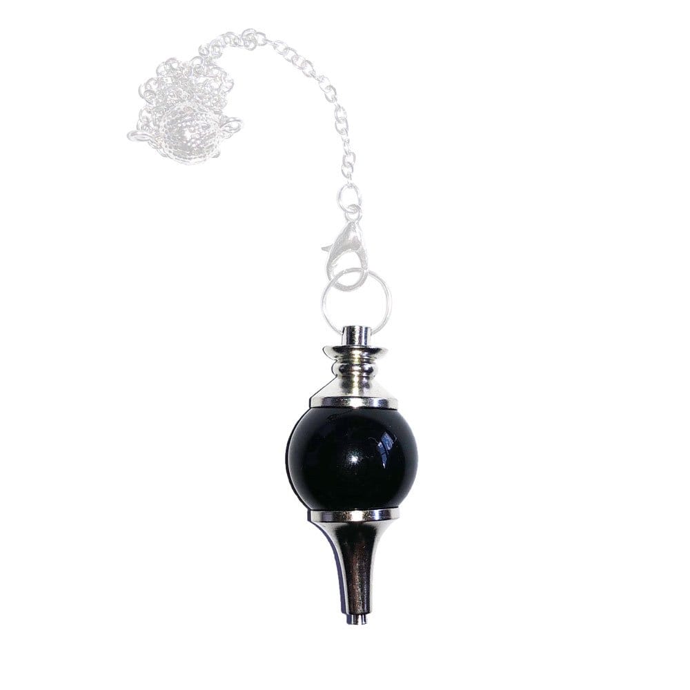Pendolo in agata nera – Sfera