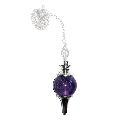 Pendolo in ametista – Sfera