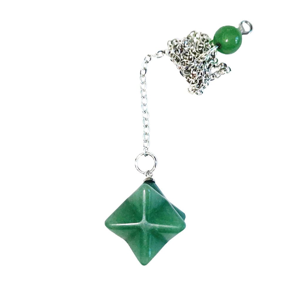 Pendolo in avventurina verde – Merkaba