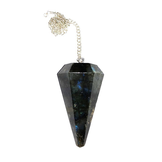 Pendolo in labradorite – Esagonale