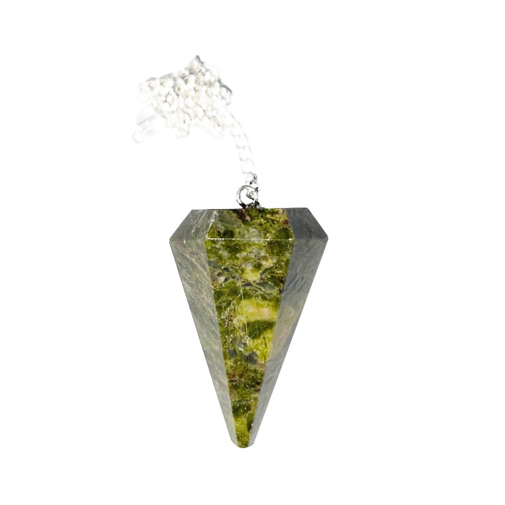 Pendolo in unakite – Esagonale