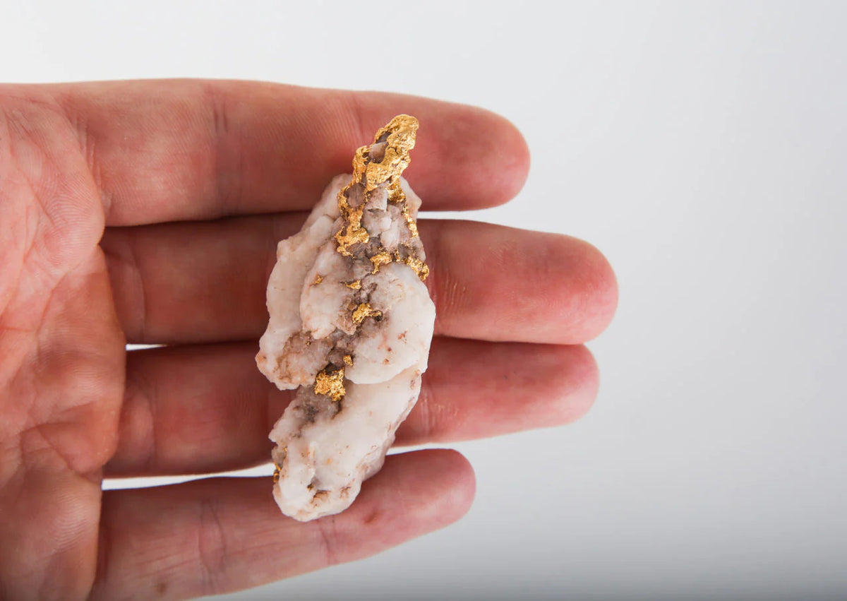 Pepite d'oro – 6.5 cm x 2.5 cm x 1.8 cm – 38.9 g