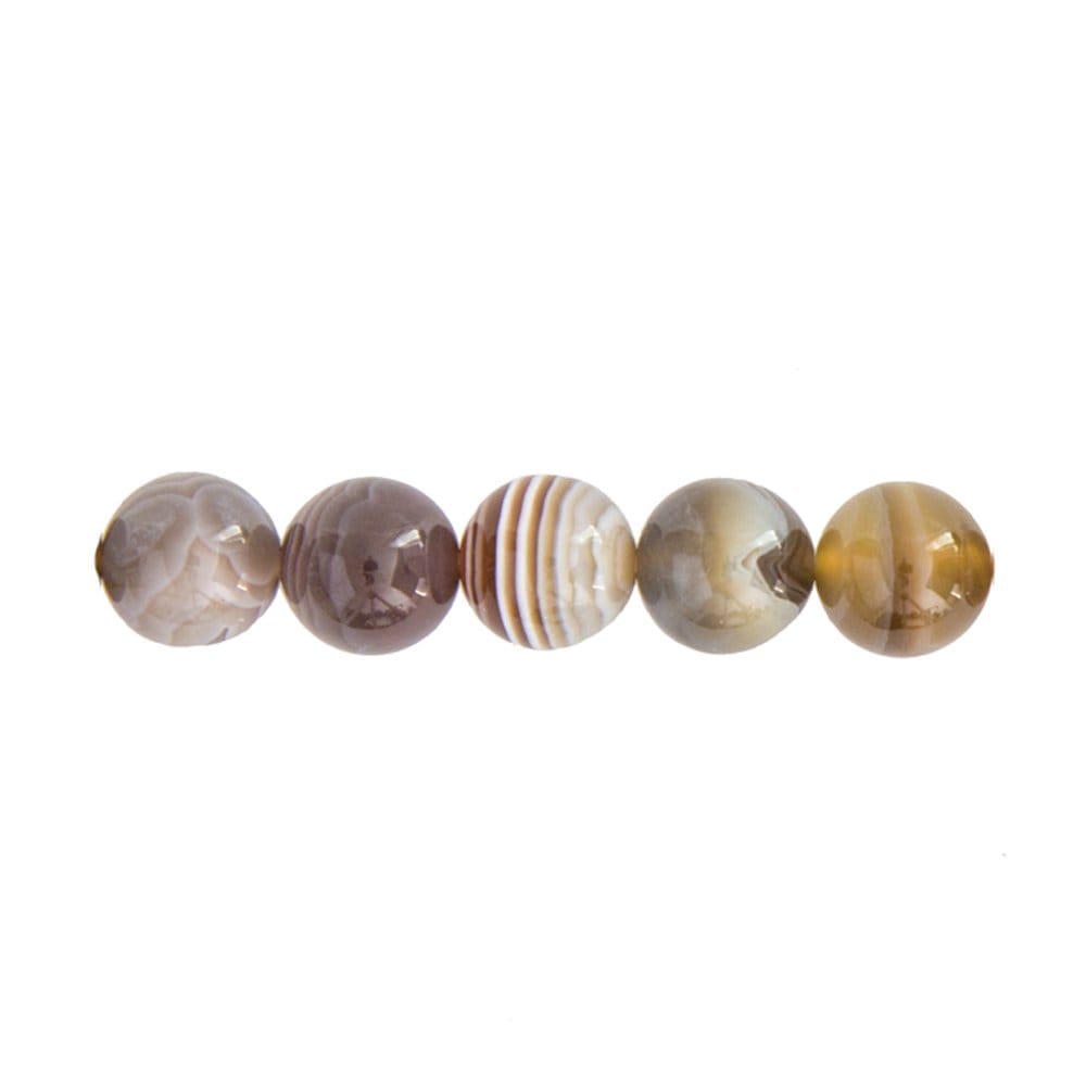 Perla di agata Botswana – 10 mm