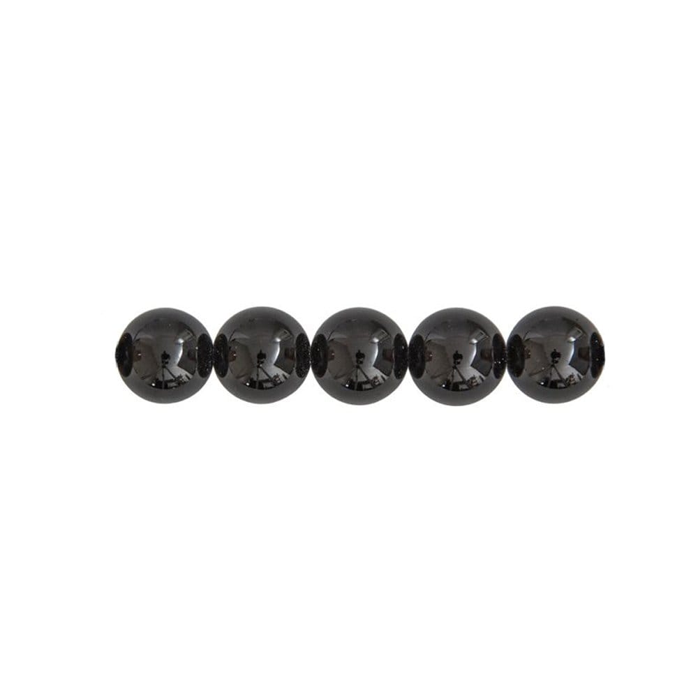 Perla di agata nera – 14 mm