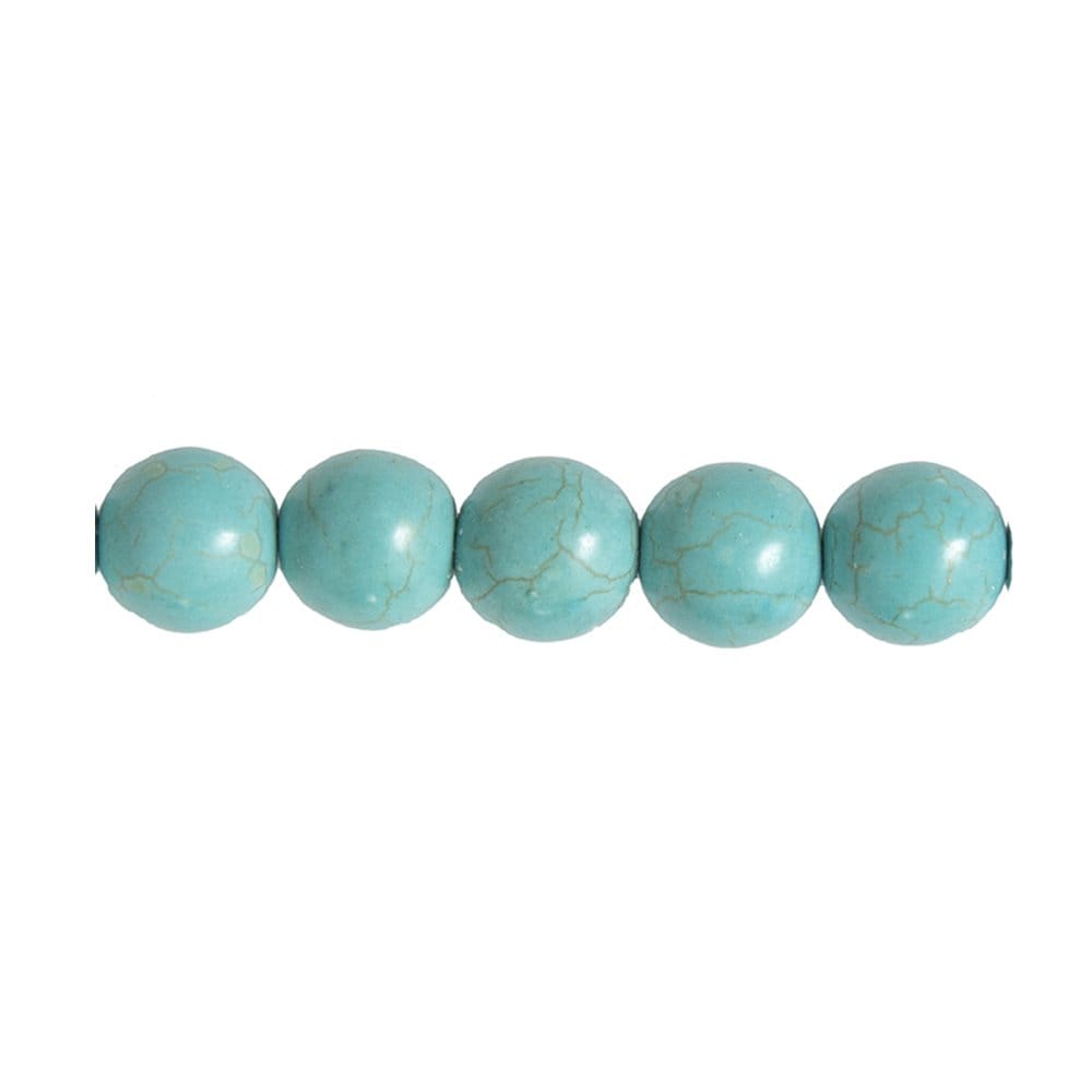 Perla di howlite blu – 14 mm