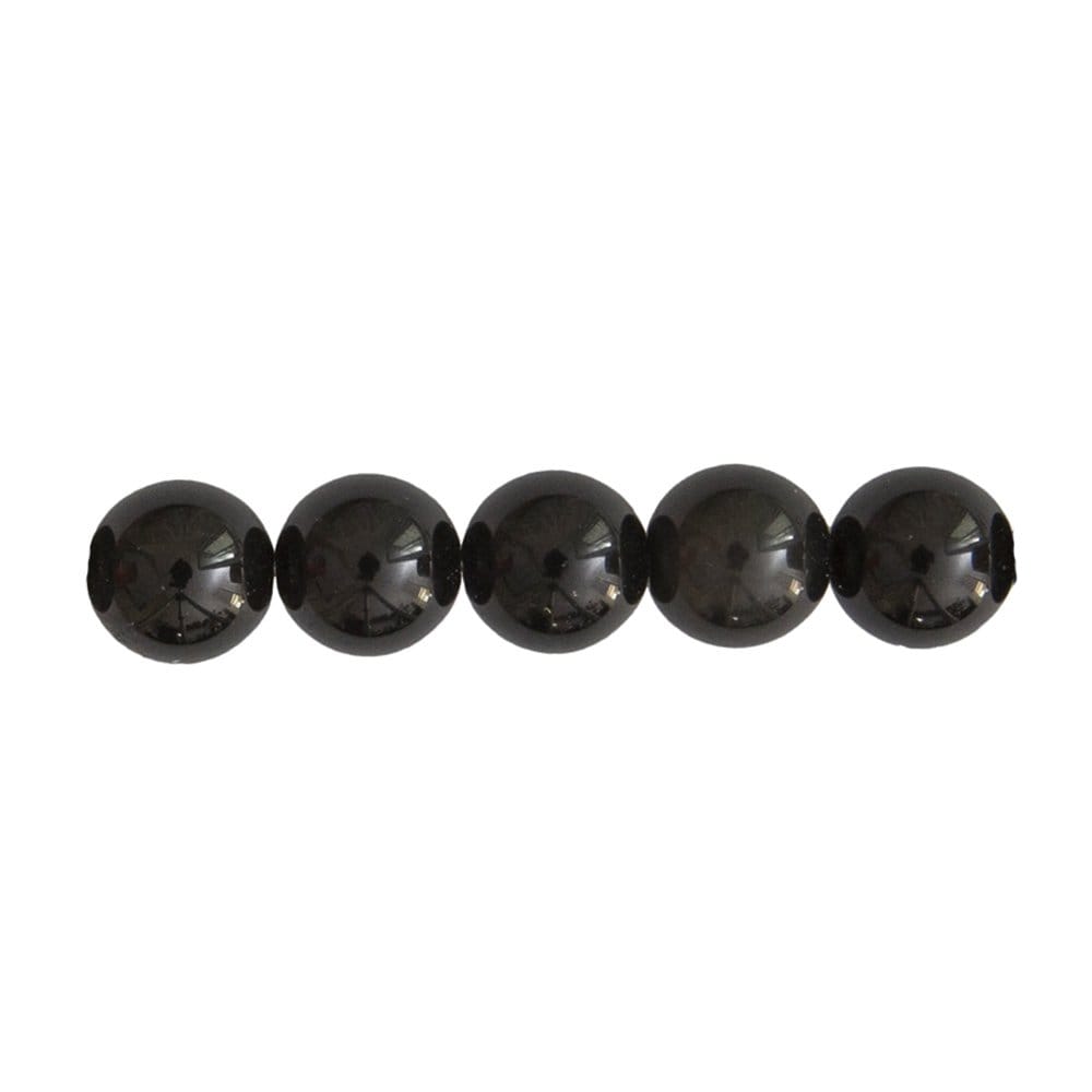 Perla di ossidiana nera – 14 mm