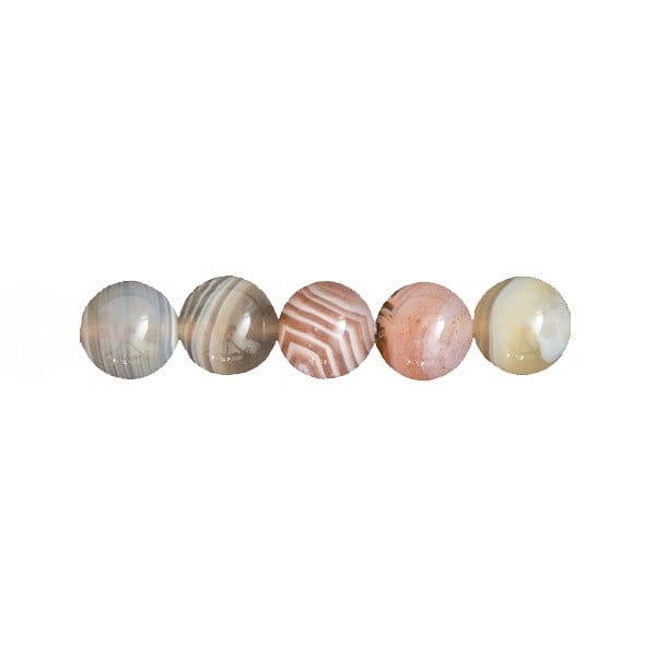 Perla di agata Botswana – 12 mm