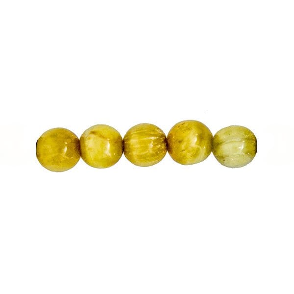 Perla di occhio di tigre dorato – 12 mm