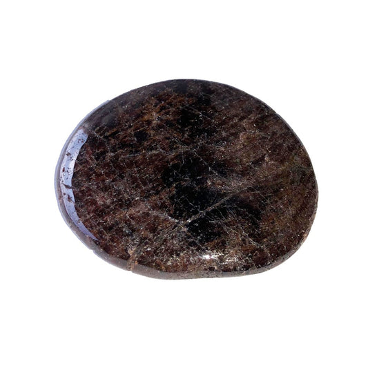 Pietre piatte singole di granato rosso
