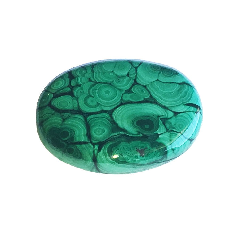Pietre piatte 1 kg di malachite