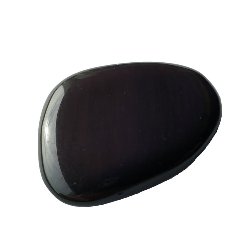 Pietre piatte 1 kg di ossidiana nera