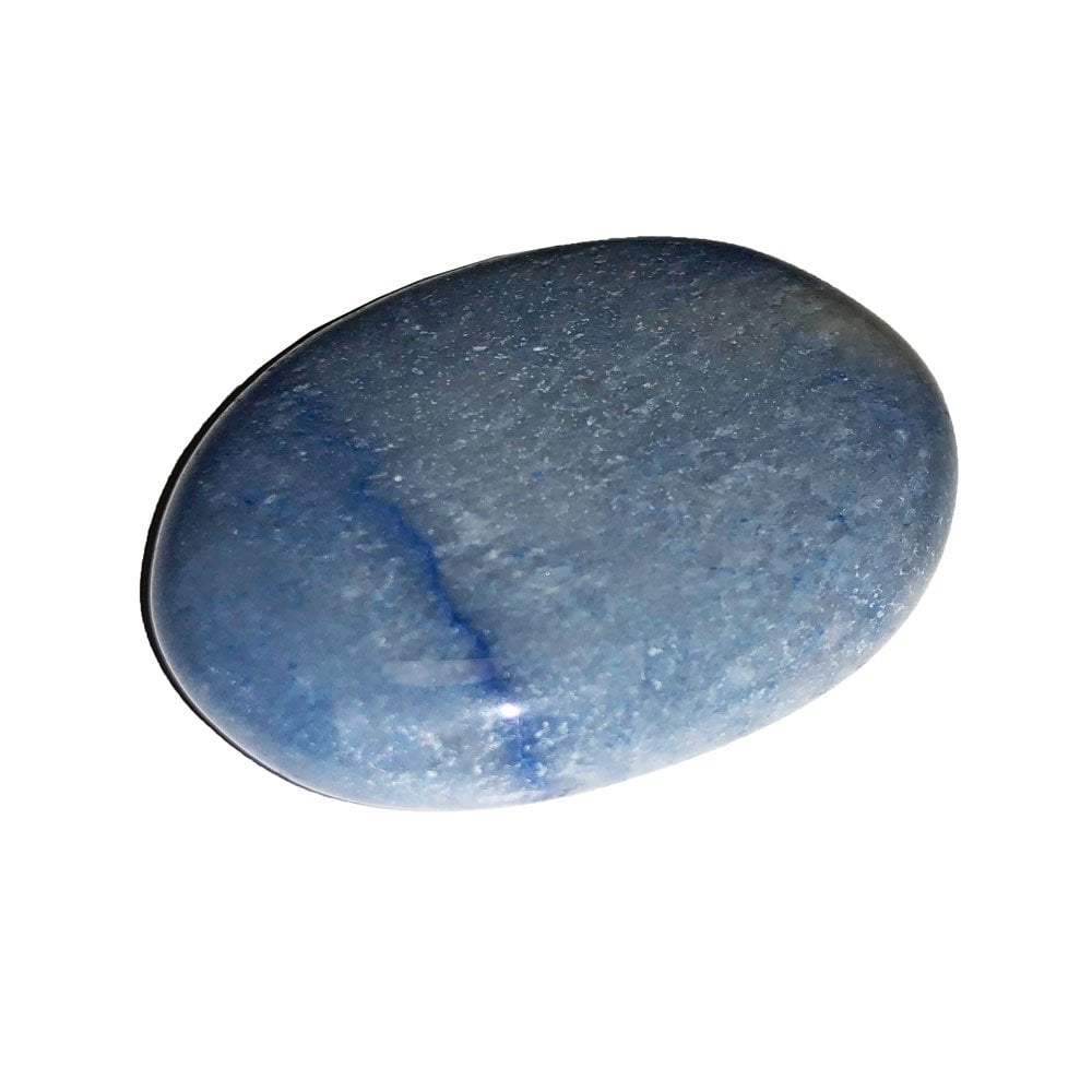 Pietre piatte 1 kg di quarzo blu