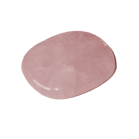 Pietre piatte singole di quarzo rosa