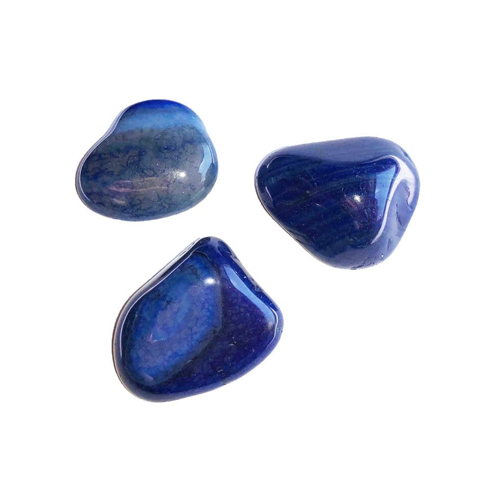 Pietre burattate 500 g di agata blu