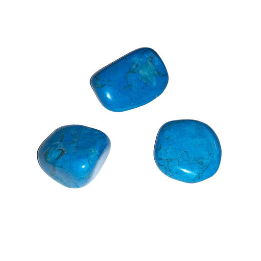 Pietre burattate 1 kg di howlite blu