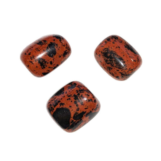 Pietre burattate 500 g di ossidiana mogano