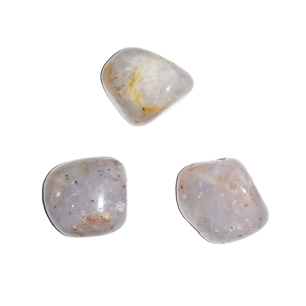 Pietra burattata di opale blu