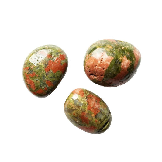 Pietra burattata di unakite