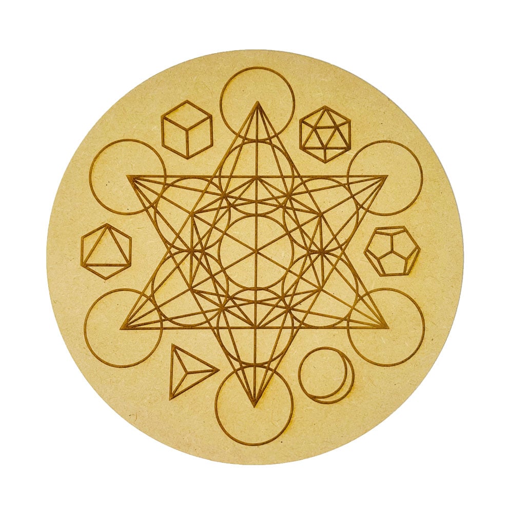 Piastra di ricarica Stella e bussola – Legno intagliato