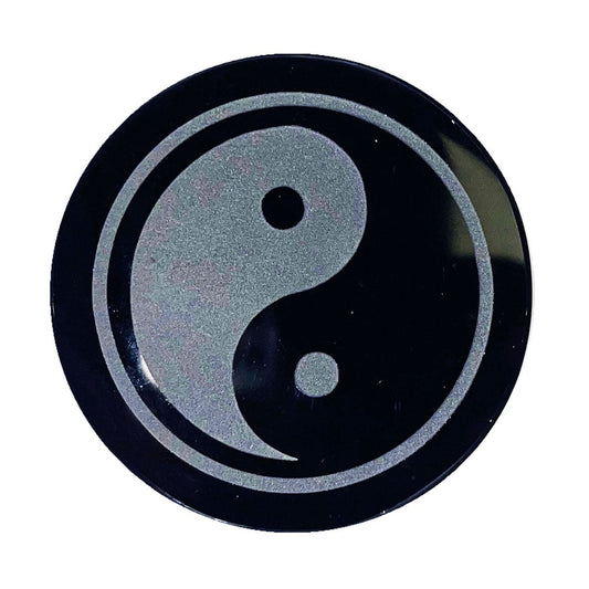 Piastra di ricarica in ossidiana nera – Yin-Yang 7 cm