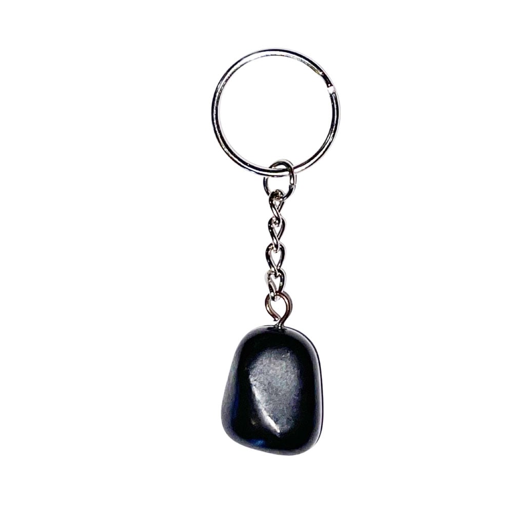 Portachiavi in shungite – Pietra burattata