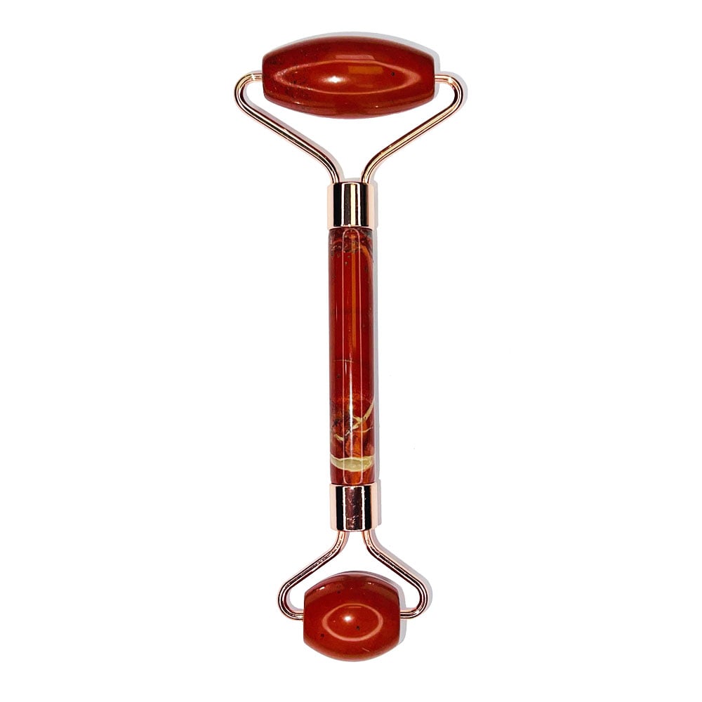 Rullo da massaggio in diaspro rosso – Roller