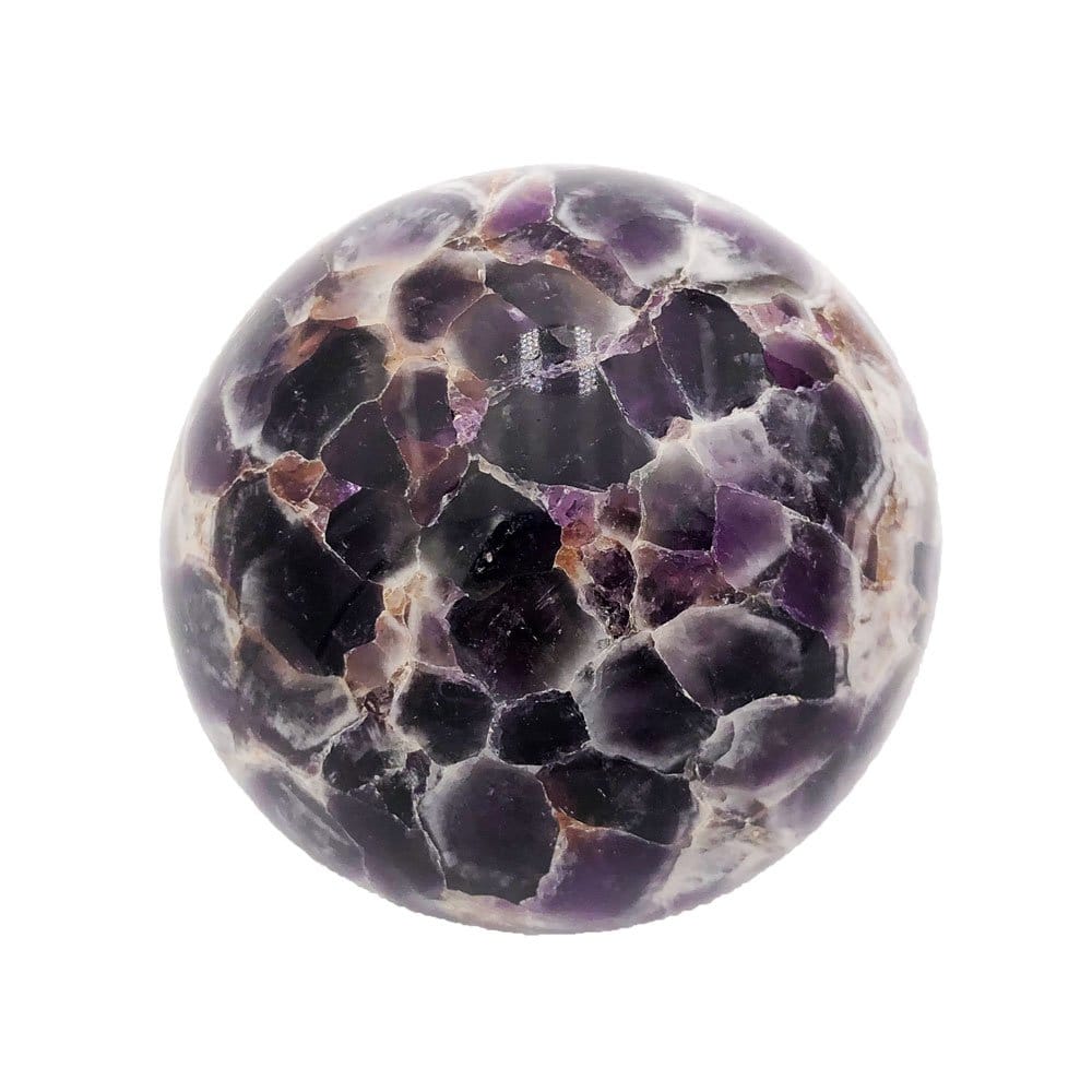 Sfera di ametista chevron – da 50 a 55 mm