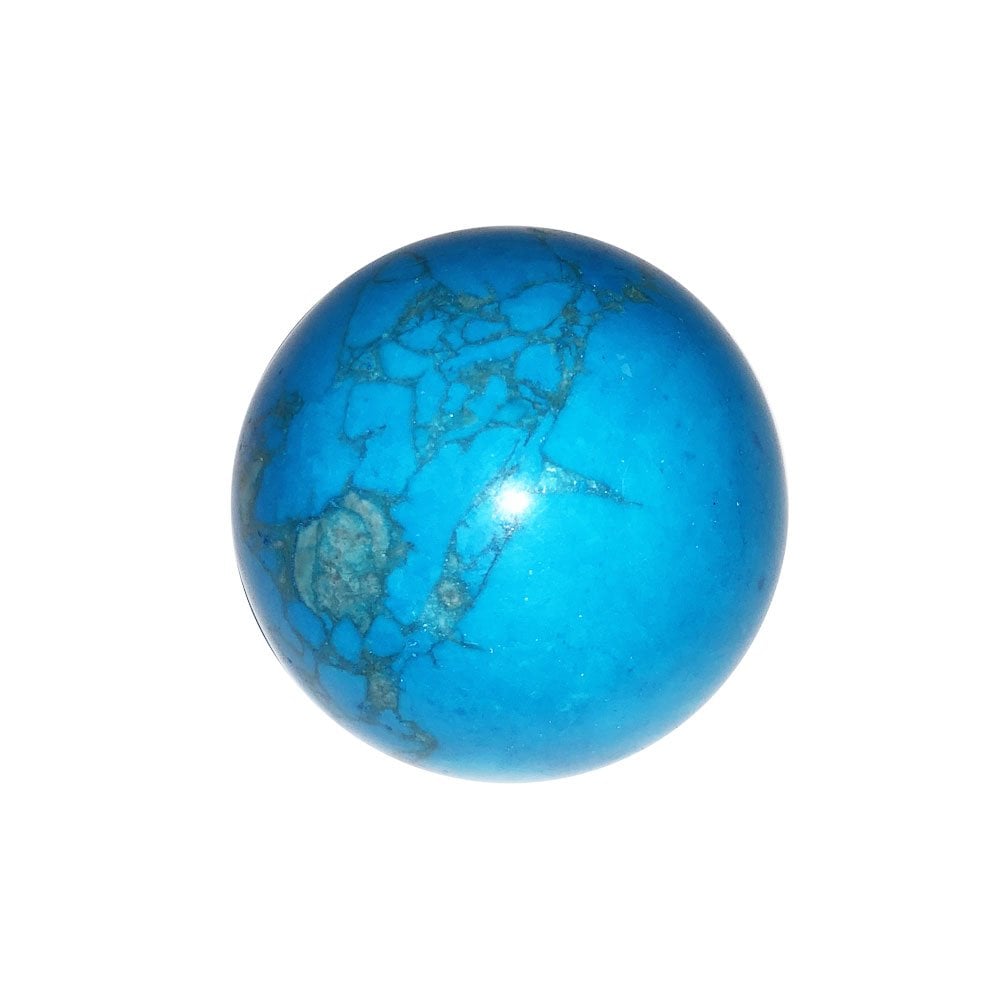 Sfera di howlite blu – 40 mm