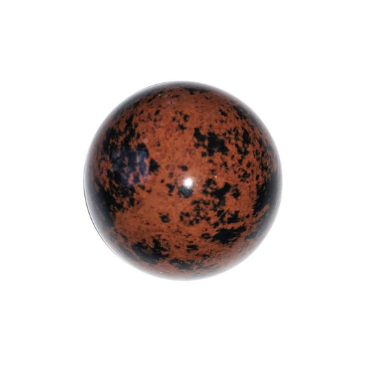 Sfera di ossidiana mogano – 40 mm