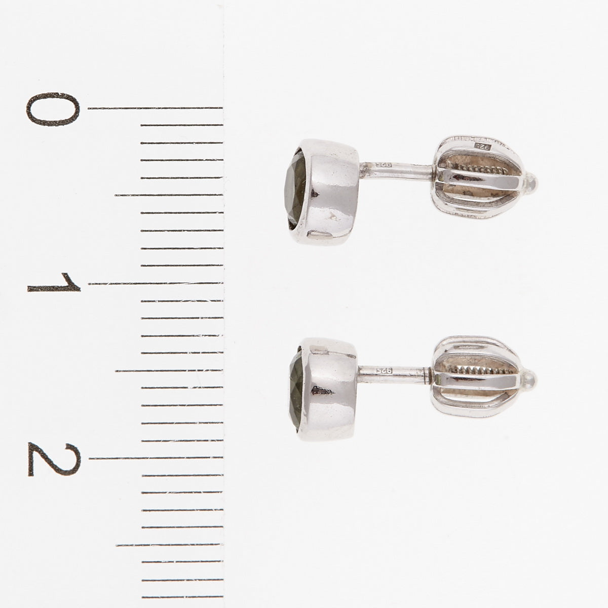 Orecchini in argento con Moldaviti 2139-3