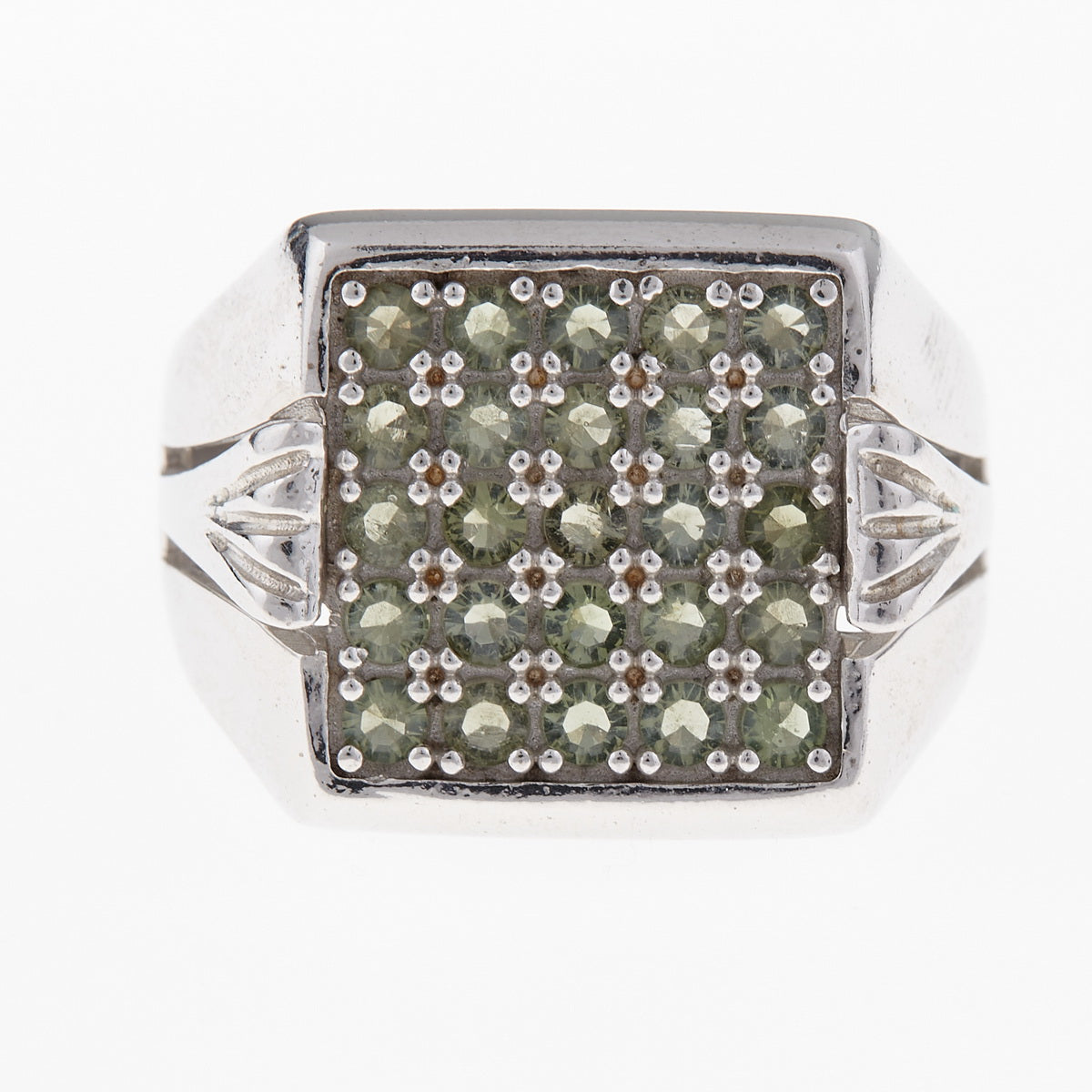 Anello da uomo in Argento con Moldaviti 3100 Codice catalogo: AGV3100