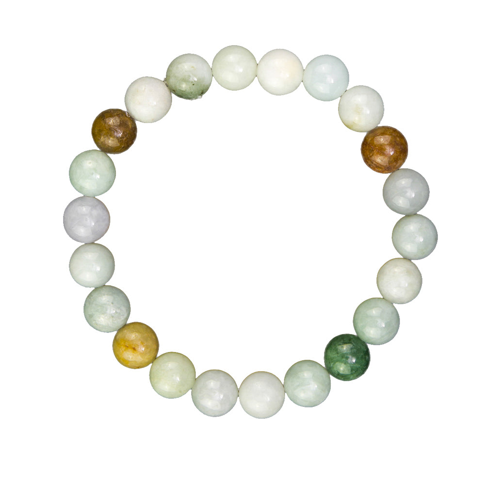 Bracciale in Giada Birmana – perline