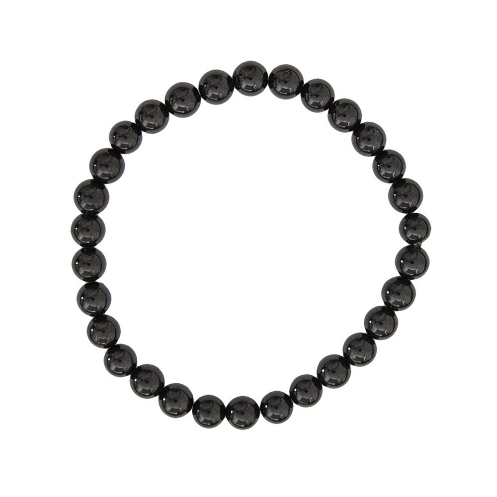 Bracciale in Tormalina nera – perline