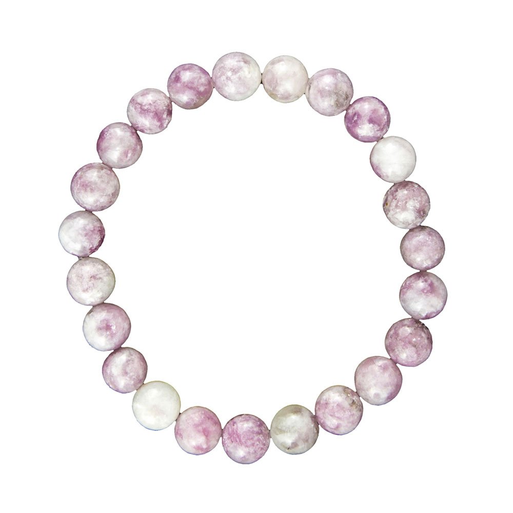 Bracciale con Tormalina Rosa – perline