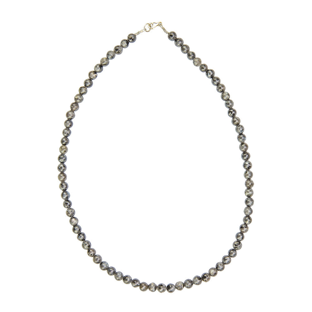 Collana in Labradorite con inclusioni – Pietre sferiche