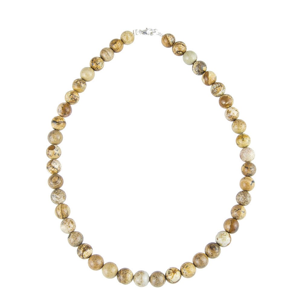 Collana di Diaspro Paesaggistico – Pietre sferiche