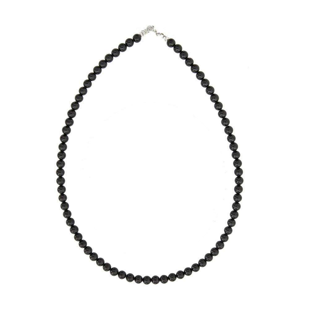 Collana con Tormalina Nera – Pietre Sferiche