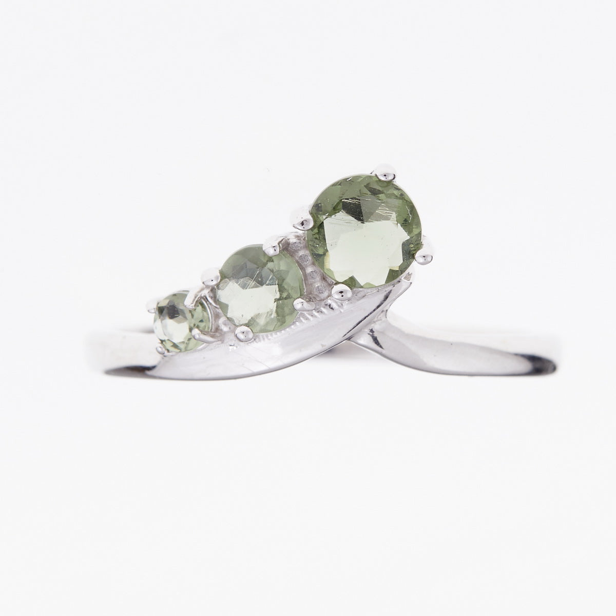 Anello in Argento con Moldavite 267
