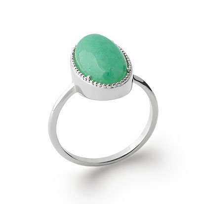 Anello Avventurina “Giuditta” – Argento 925