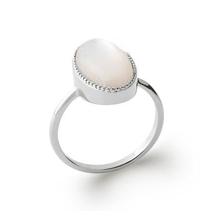 Anello in Madreperla “Giuditta” – Argento 925