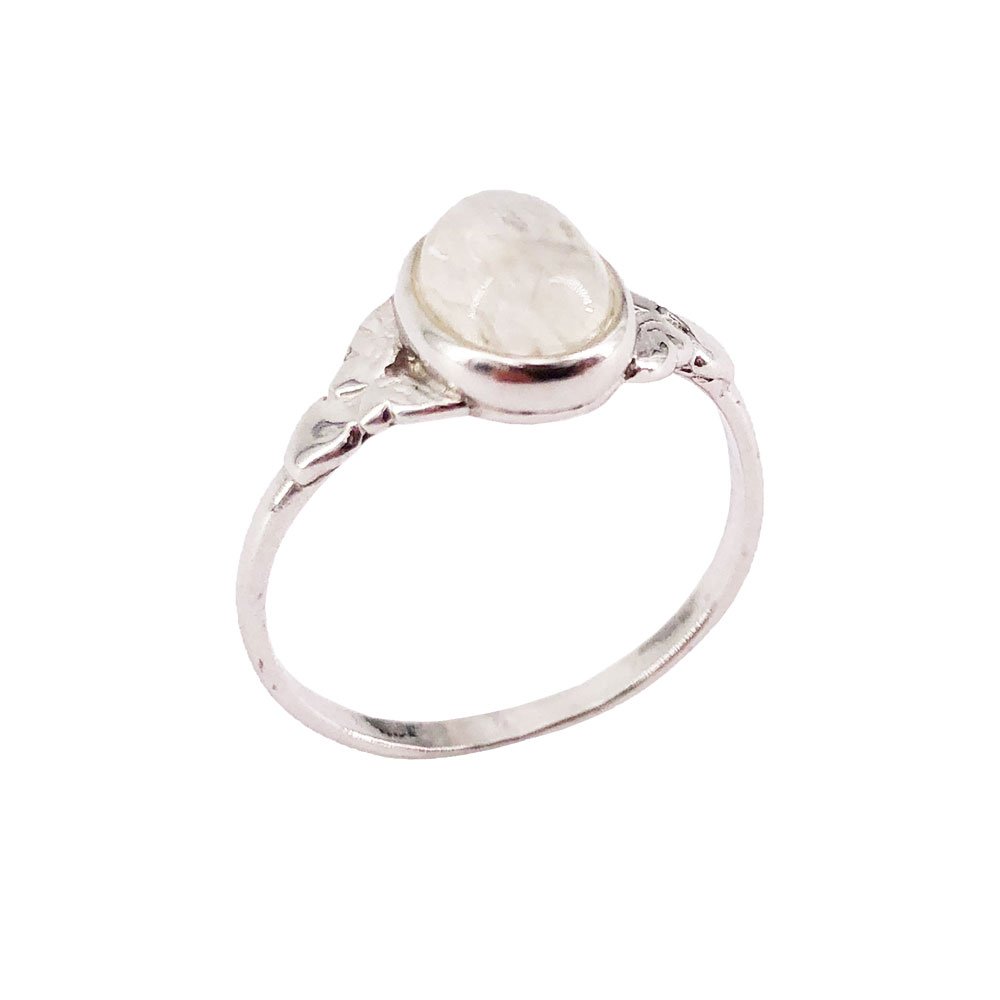 Anello in Pietra di Luna “Marianne” – Argento 925