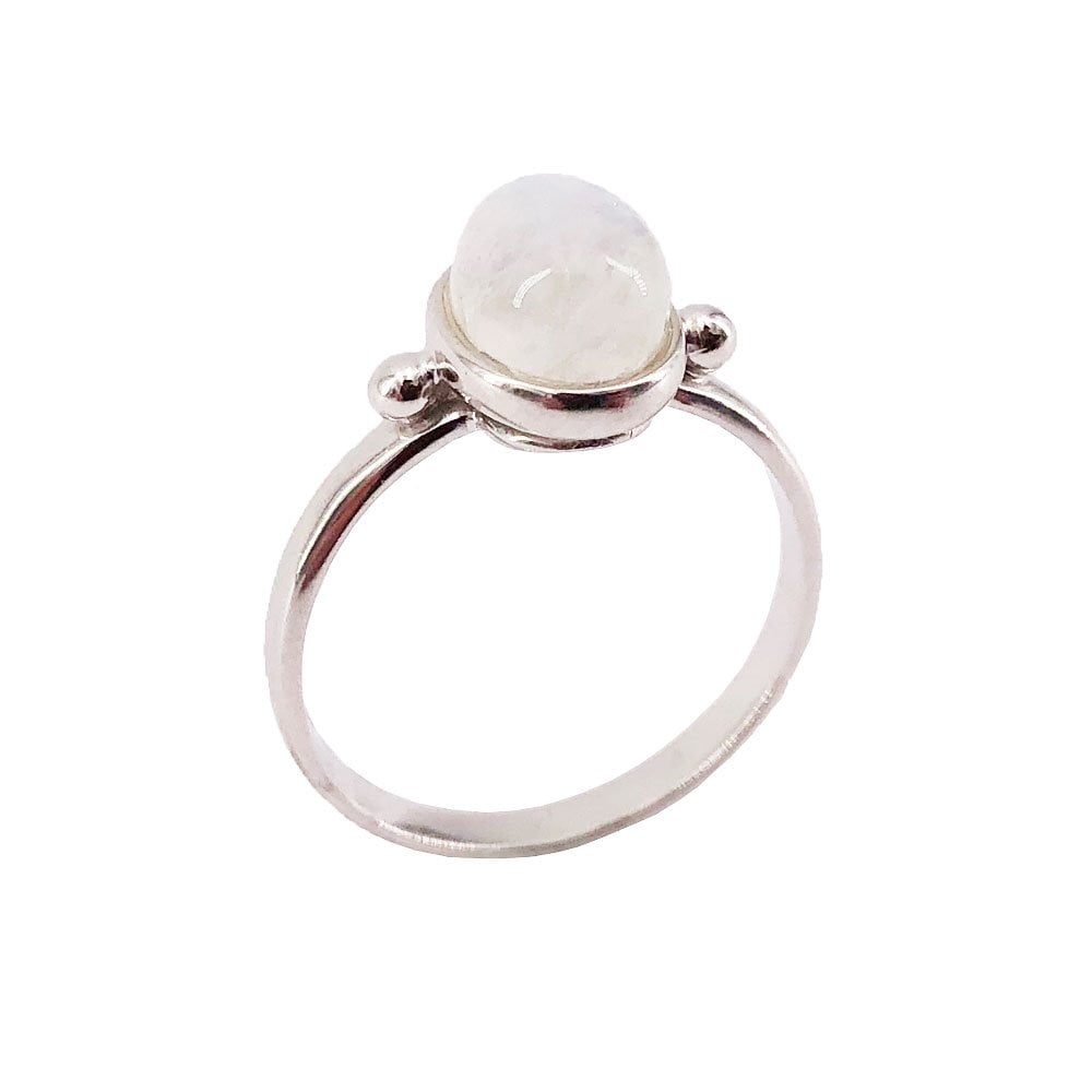 Anello Pietra di Luna “Camille” – Argento 925