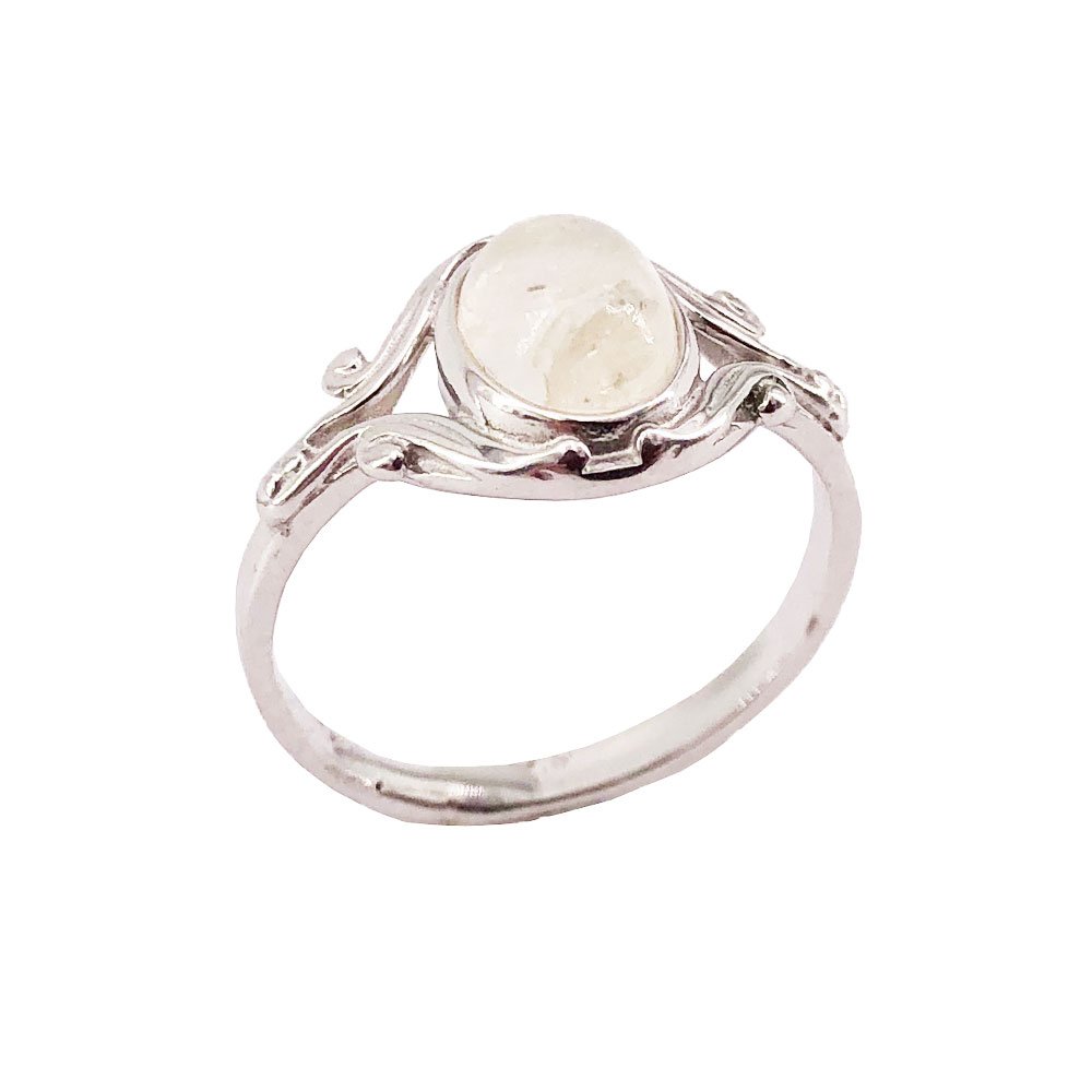 Anello in Pietra di Luna “Honorine” – Argento 925