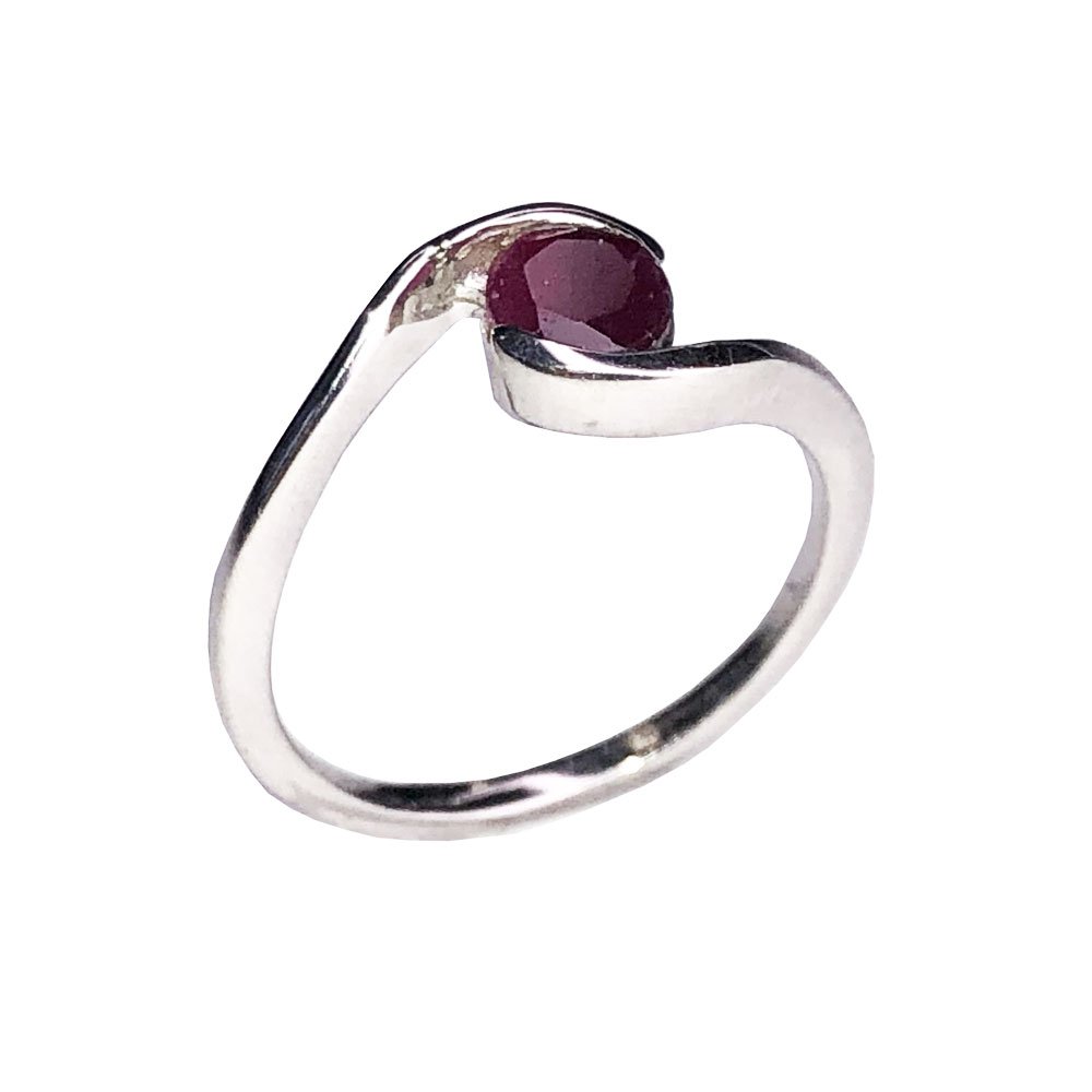 Anello Rubino “Doriane” – Argento 925