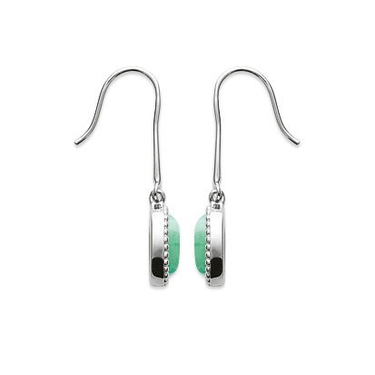 Orecchini Avventurina “Alexandra” – Argento 925