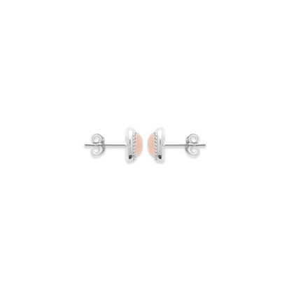 Orecchini Quarzo Rosa “Costantino” – Argento 925
